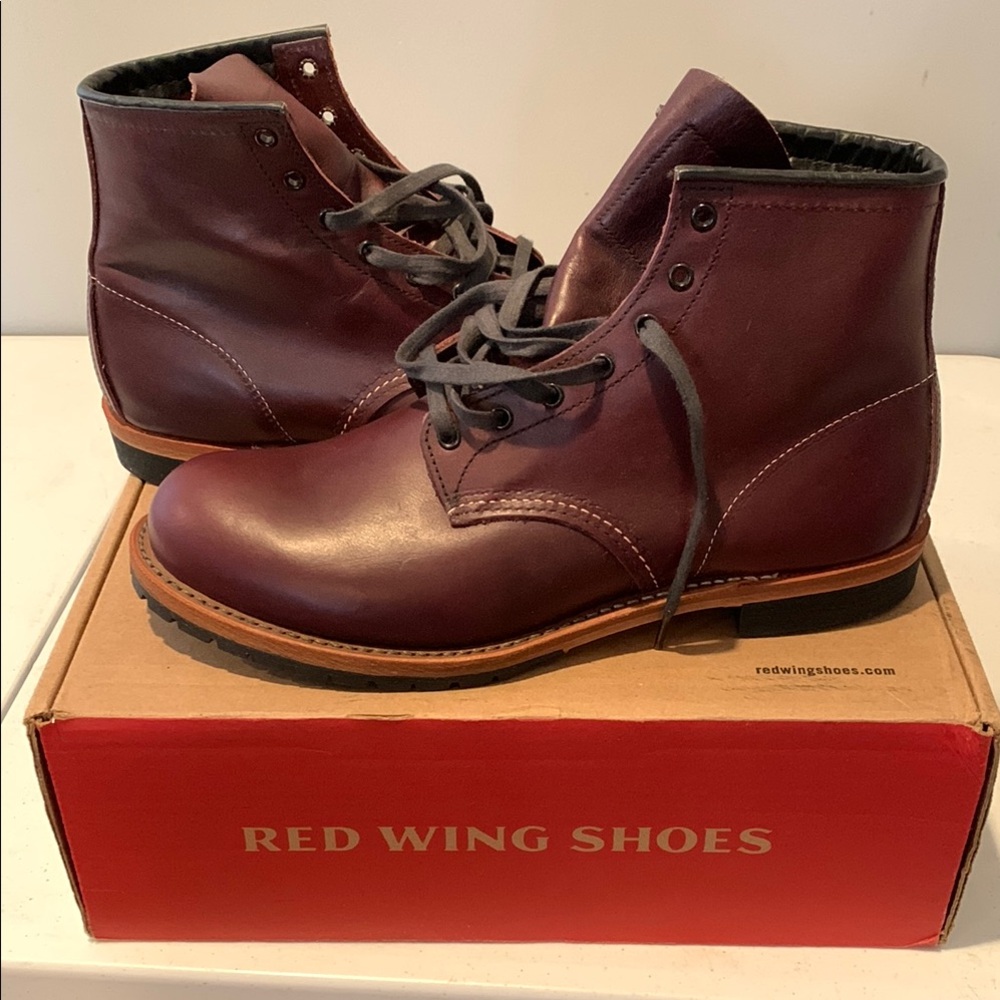 Red Wing Shoes Men's Burgundy Boots